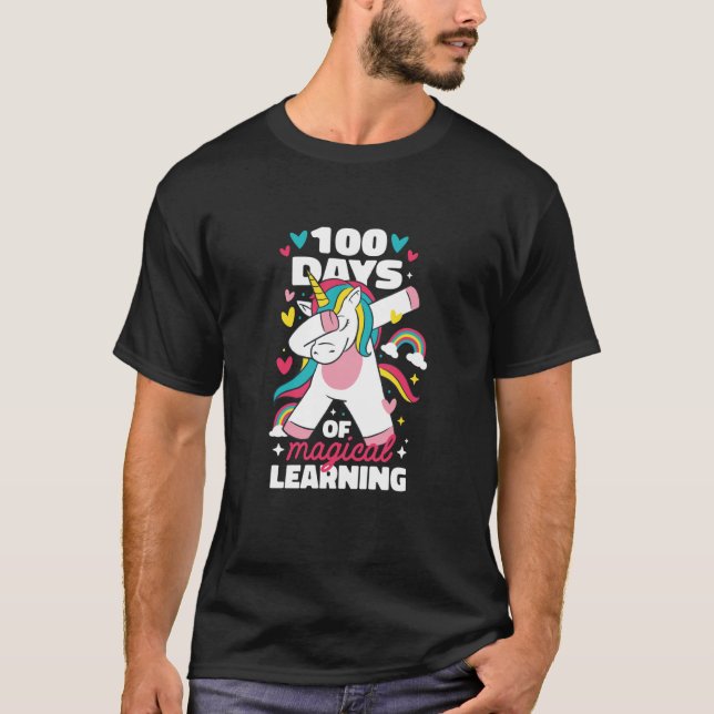 100 days of magical learning T-Shirt (Front)