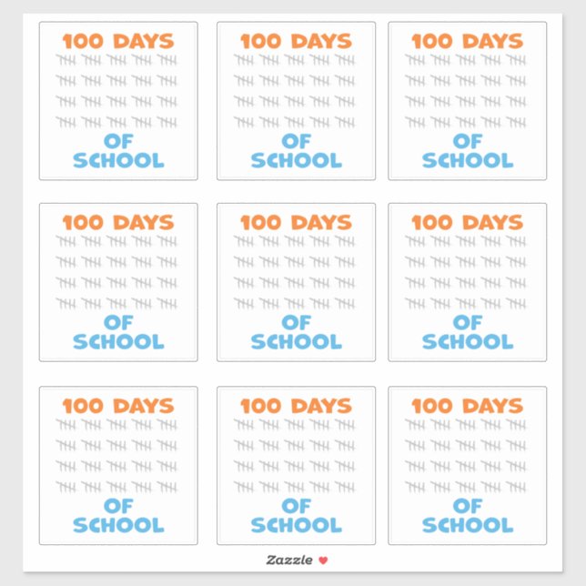 100 Days of School (Sheet)