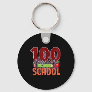 100 Days Of School 100 Days Of School 1 Keychain