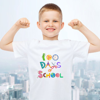 100 Days of School 100 Days Smarter kid's T-Shirt