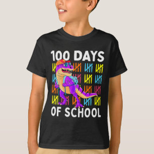 100 Days Of School 100th Day Dino  T-Shirt