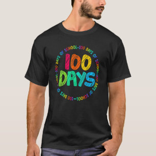 100 Days Of School 100th Day Kindergarten Pre K Te T-Shirt