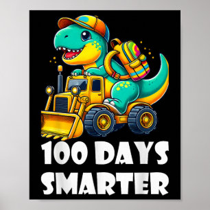 100 Days Of School 100th Day Of Kindergarten Poster