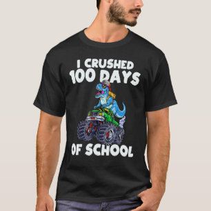 100 Days Of School 100th Day Of School Dino Monste T-Shirt