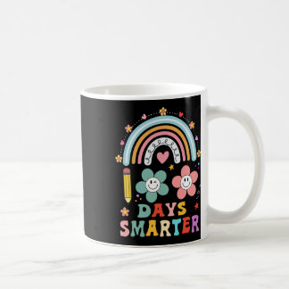 100 Days Of School 100th Day Smarter Rainbow Teach Coffee Mug