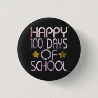 100 days of school 1 inch round button
