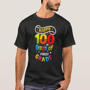 100 Days of School 1st Grade Kids Teacher Student T-Shirt