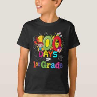 100 Days Of School 1st Grade T-Shirt