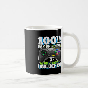 100 Days of School Achievement Unlocked Video Game Coffee Mug