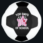 100 Days Of School Alphabet 100th Day Teacher  Soccer Ball<br><div class="desc">100 Days Of School Alphabet 100th Day Teacher Student Kids</div>