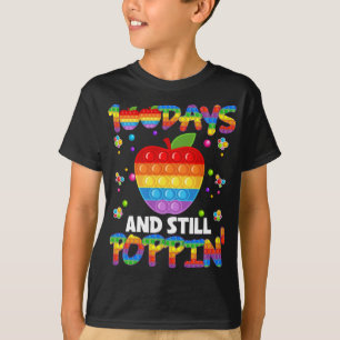 100 Days Of School And Still Poppin 100th Day Pop T-Shirt