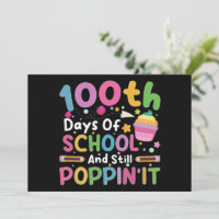 100 Days Of School And Still Poppin' Girl 