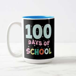 100 Days Of School Back To School Two-Tone Coffee Mug