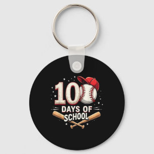 100 Days Of School Baseball 100th Day Of School Keychain
