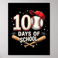 100 Days Of School Baseball 100th Day Of School