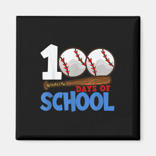 100 Days Of School Baseball 100th Day Of School Te Magnet