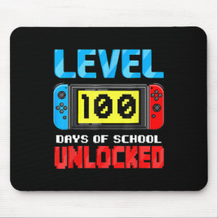 100 Days Of School Boys 100th Day Of School Level Mouse Pad