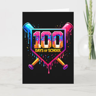 100 Days Of School Boys Kids 100th Day Of School B Card