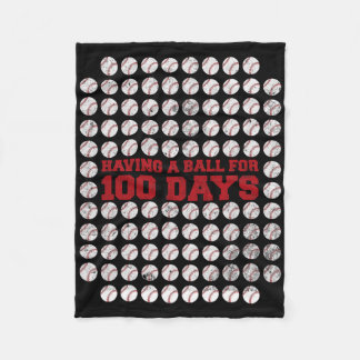 100 Days Of School Bysebyll 100th Day Of School Ki Fleece Blanket