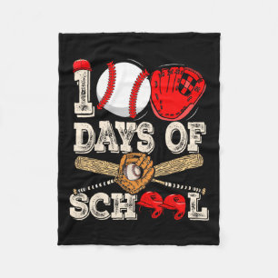 100 Days Of School Bysell 100th Day Fleece Blanket