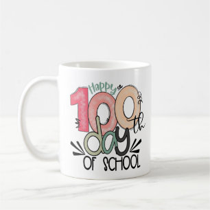 100 days of school celebration gift coffee mug