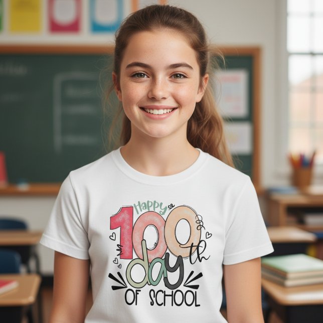 100 Days of School Celebration Kid Basic T-Shirt (Creator Uploaded)