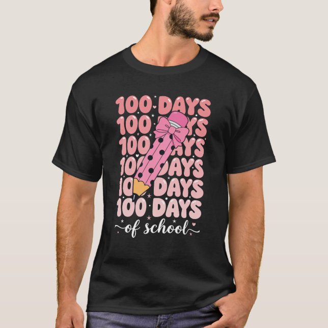100 days of school celebration T-Shirt (Front)