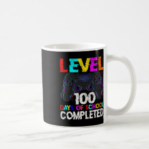 100 Days Of School Completed Gamer Boy Level 100 C Coffee Mug