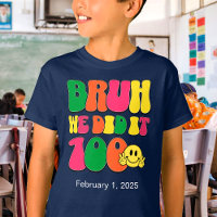 100 Days Of School Custom Colourful Text