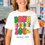 100 Days Of School Custom Colourful Text T-Shirt<br><div class="desc">Customize the text, and easily create your personalized 100 Days Of School t-shirt. Click EDIT DESIGN to change the customizable text colour. You can TRANSFER this DESIGN to other Zazzle products and adjust it to fit most Zazzle items. Standard Studio designs are made in high-resolution graphics for a professional print....</div>