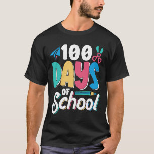 100 Days Of School Cute Cl Kids Pupil  T-Shirt
