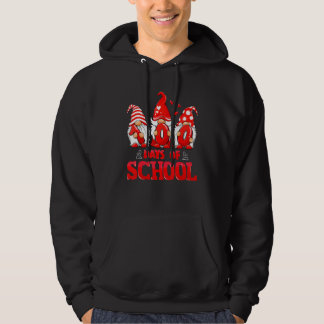 100 Days Of School Cute Gnomes Virtual Learning Te Hoodie