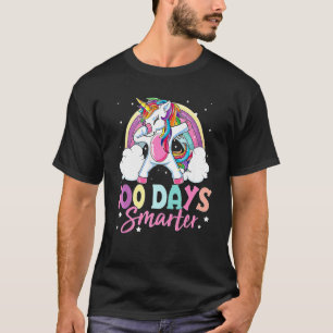 100 Days Of School Dabbing Unicorn Girls Costume T-Shirt