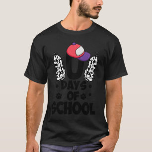 100 Days Of School Dalmatian Dog 100 Days Smarter T-Shirt