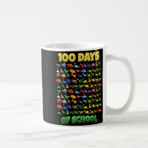 100 Days Of School Dinosaur 100 Days Smarter  Coffee Mug