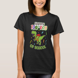 100 Days of School Dinosaur Elementary School Stud T-Shirt