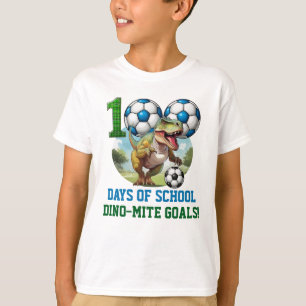 100 Days of School Dinosaur Themed T-Shirt