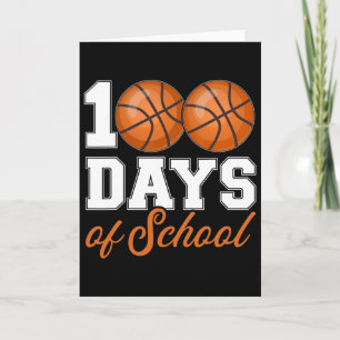 100 Days Of School For 100th Day Sketll Student Te Card