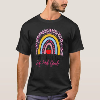 100 Days Of School For 2nd Grade Teacher Rainbow L T-Shirt