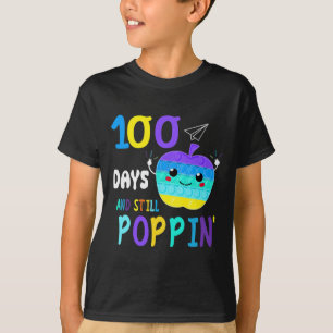 100 Days Of School For Fidget Popit Lovers Boys Gi T-Shirt