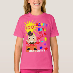 100 Days Of School Fun Humpty Dumpty Personalized T-Shirt