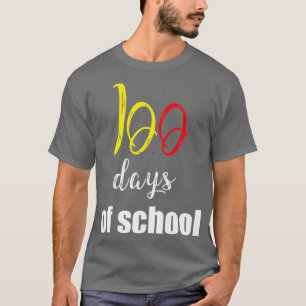 100 Days Of School funny idea design 1 T-Shirt