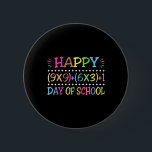 100 Days Of School Funny Math Teacher  2 Inch Round Button<br><div class="desc">100 Days Of School Funny Math Teacher</div>