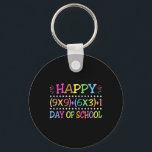 100 Days Of School Funny Math Teacher  Keychain<br><div class="desc">100 Days Of School Funny Math Teacher</div>