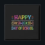 100 Days Of School Funny Math Teacher  Magnet<br><div class="desc">100 Days Of School Funny Math Teacher</div>