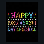 100 Days Of School Funny Math Teacher  Poster<br><div class="desc">100 Days Of School Funny Math Teacher</div>
