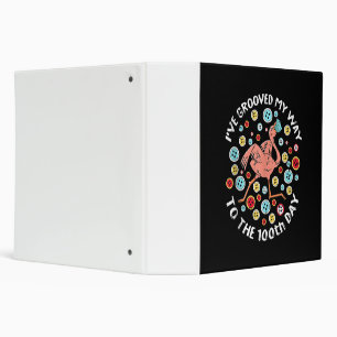 100 Days Of School Groove Flamingo Face Mask Binder