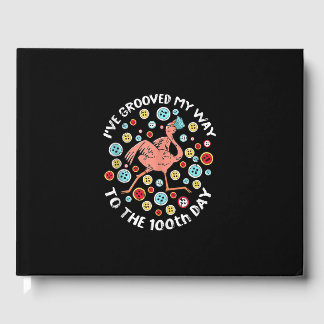 100 Days Of School Groove Flamingo Face Mask Guest Book