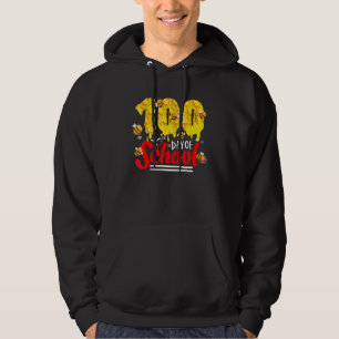 100 Days Of School Group Cute Bees Funny Teachers  Hoodie