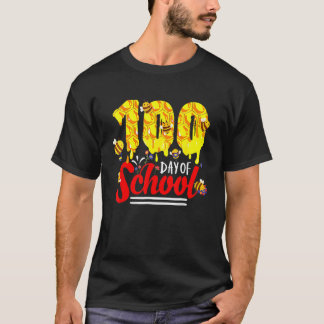 100 Days Of School Group Cute Bees Funny Teachers T-Shirt